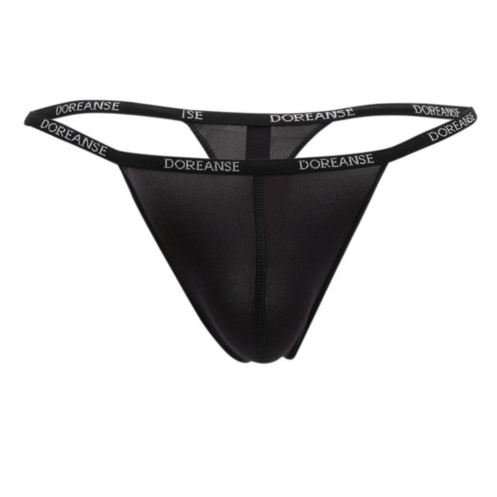 Doreanse Men's Underwear 1390-BLK Aire Thong Color Black