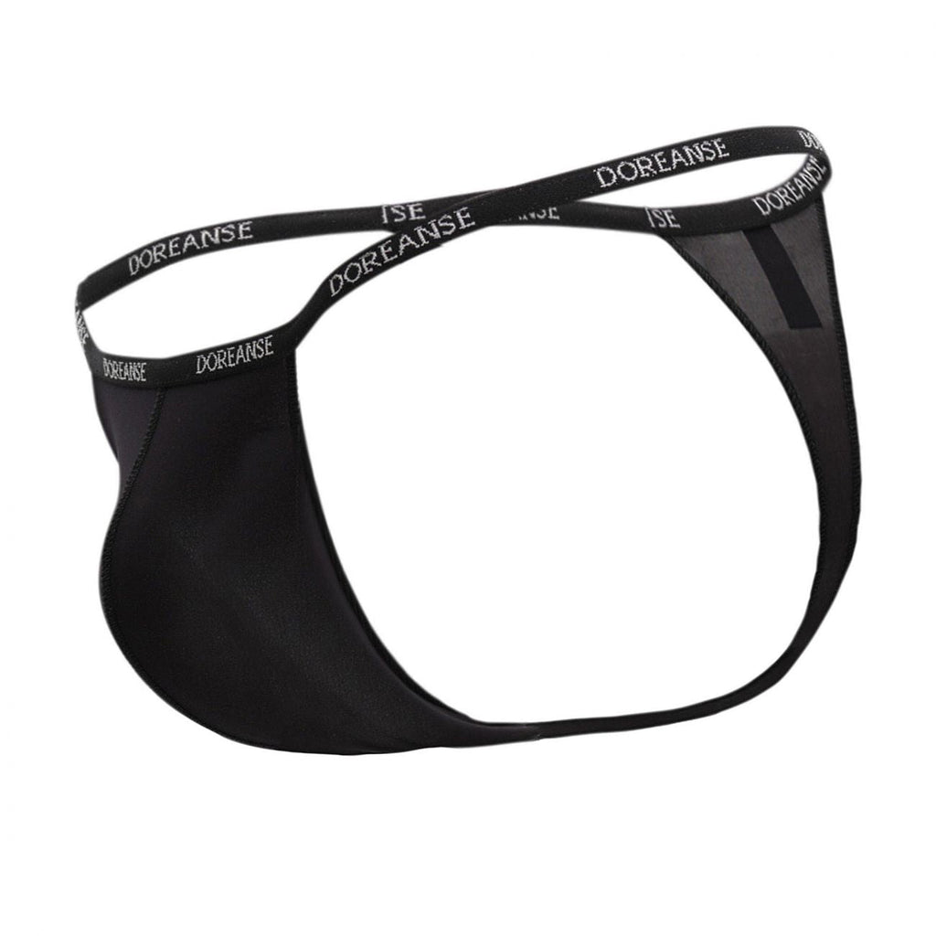 Doreanse Men's Underwear 1390-BLK Aire Thong Color Black