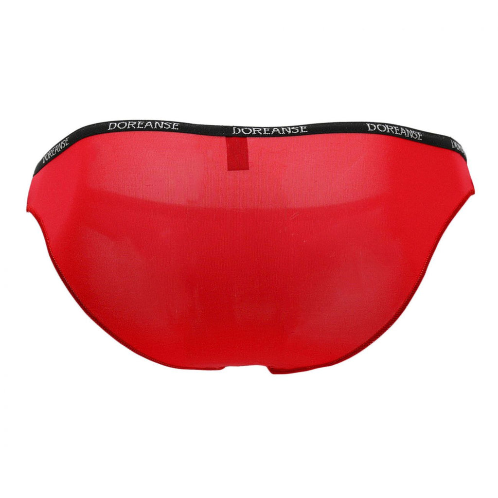 Doreanse Men's Underwear 1395-RED Aire Bikini Color Red