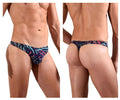 Doreanse Men's Underwear 1406-PRN Submarine Thongs Color Printed