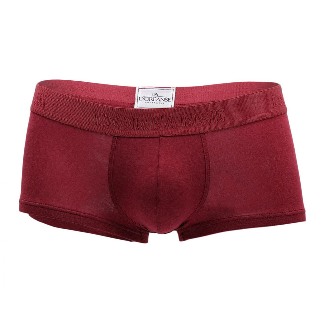 Doreanse Men's Underwear 1760-BRD Low-rise Trunk Color Bordeaux