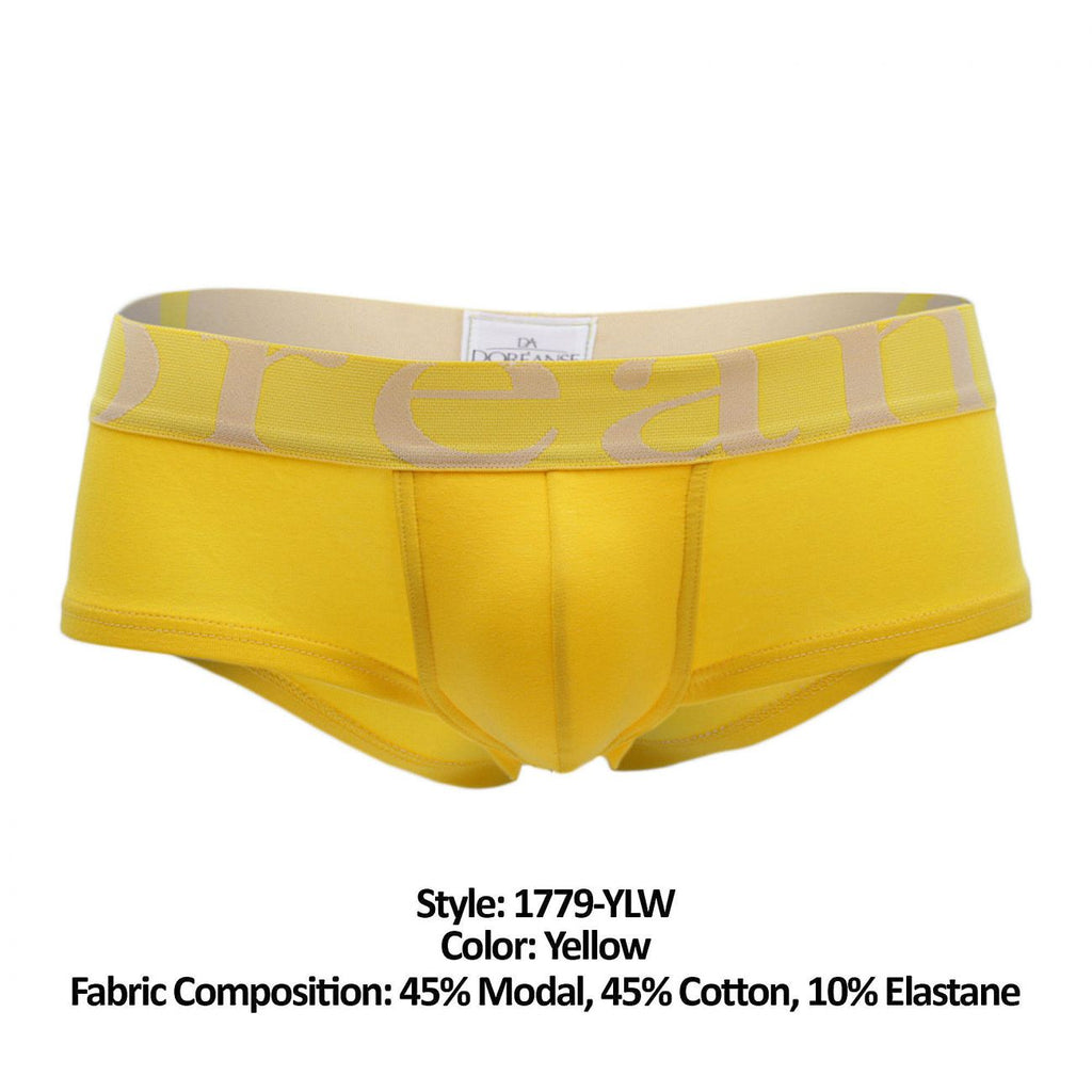 Doreanse Men's Underwear 1779-YLW Pouch Mini Trunk Color Yellow
