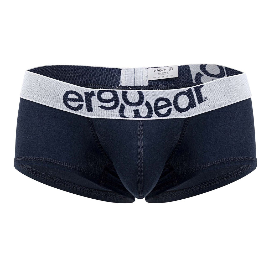 ErgoWear Men's Underwear EW1472 MAX COTTON Trunks Color Navy Blue