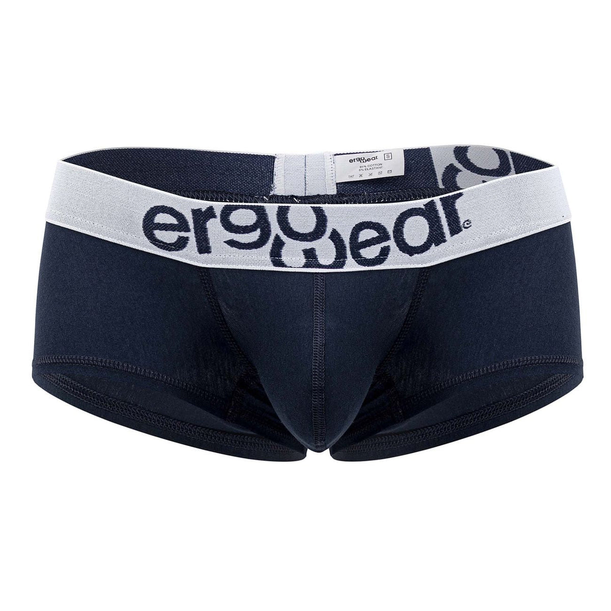 ErgoWear Men's Underwear EW1472 MAX COTTON Trunks Color Navy Blue