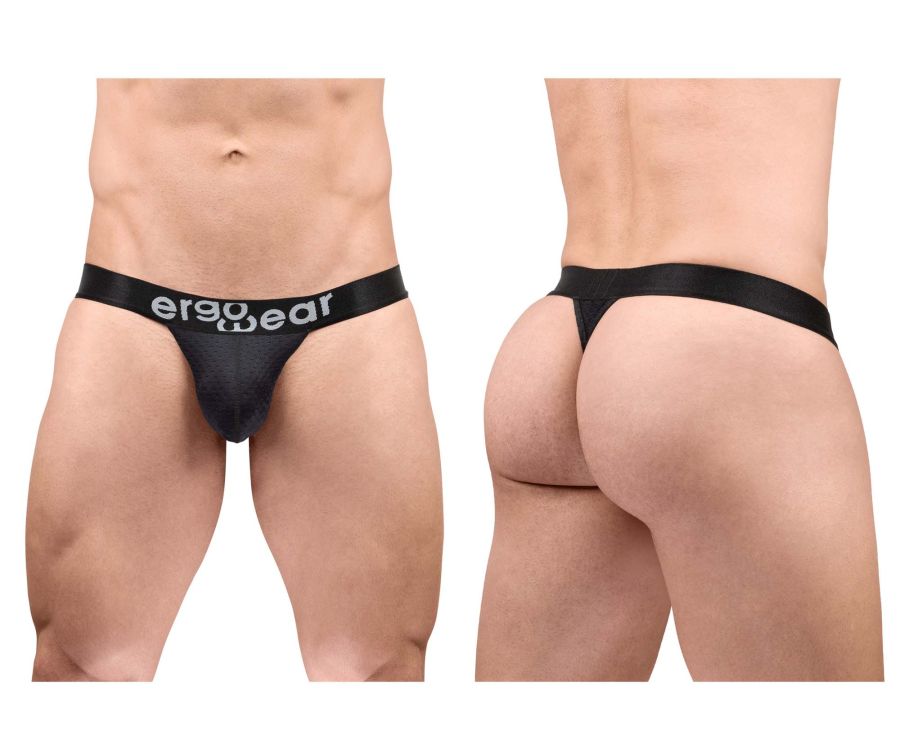 ErgoWear Men's Underwear EW1687 MAX FLOW G-String Color Black