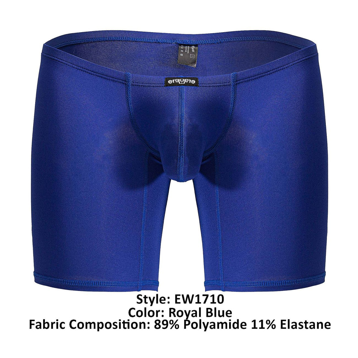 ErgoWear Men's Underwear EW1710 X4D Boxer Briefs Color Royal Blue