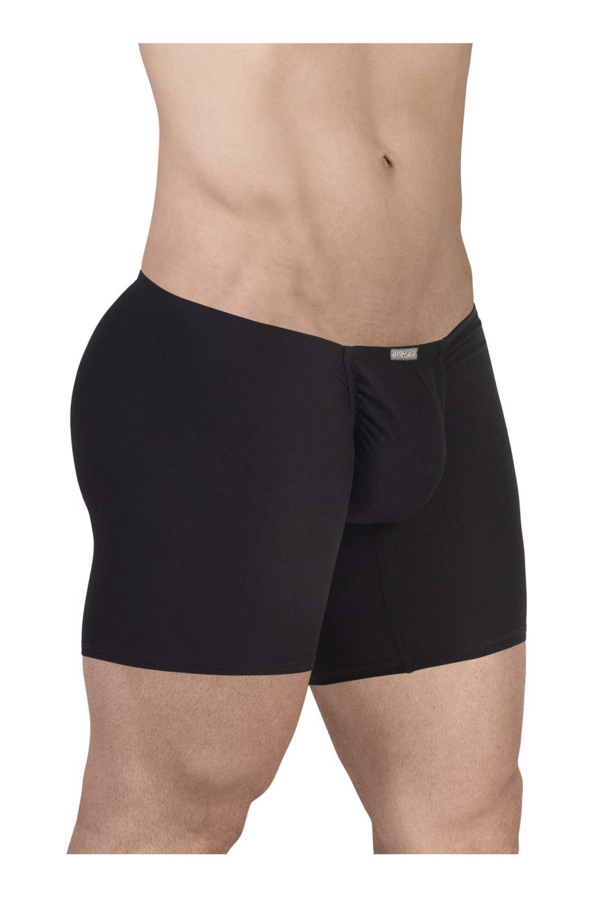 ErgoWear Men's Underwear EW1729 FEEL GR8 Cotton Boxer Briefs Color Black