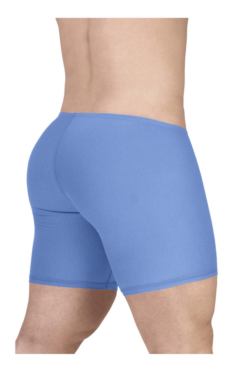 ErgoWear Men's Underwear EW1733 FEEL GR8 Cotton Boxer Briefs Color Light Blue