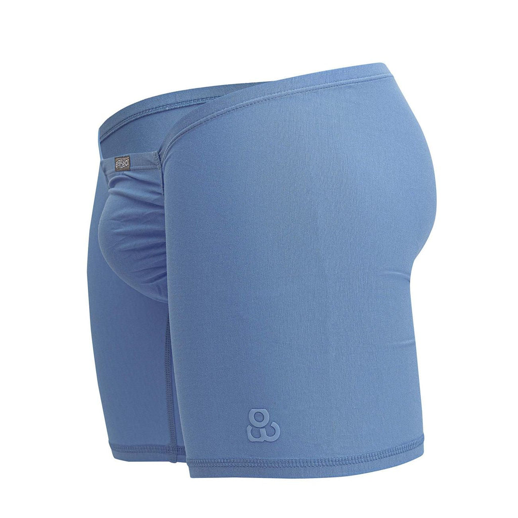 ErgoWear Men's Underwear EW1733 FEEL GR8 Cotton Boxer Briefs Color Light Blue