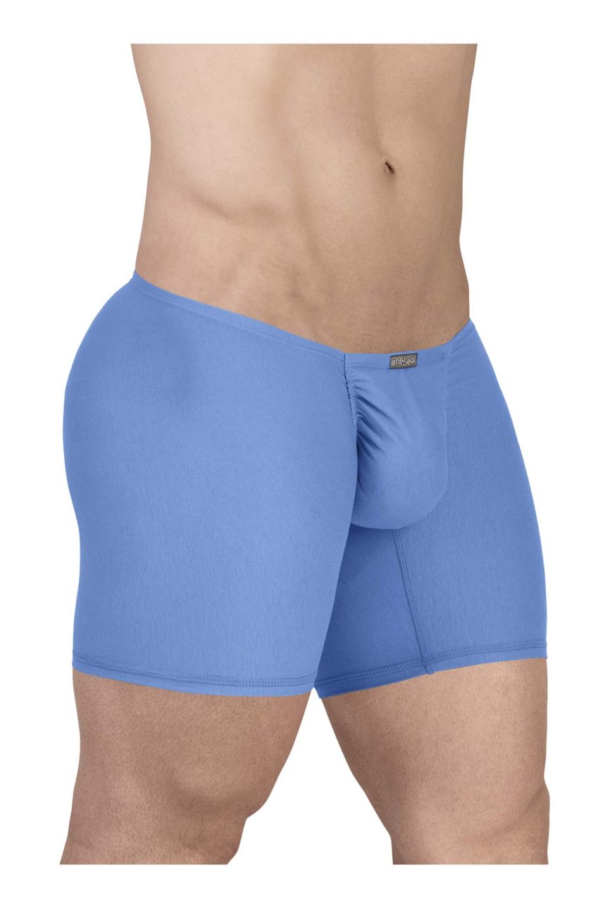 ErgoWear Men's Underwear EW1733 FEEL GR8 Cotton Boxer Briefs Color Light Blue