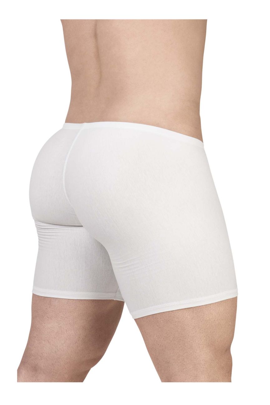 ErgoWear Men's Underwear EW1737 FEEL GR8 Cotton Boxer Briefs Color White