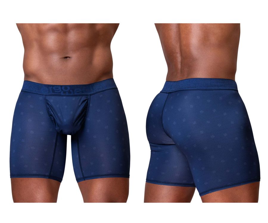 ErgoWear Men's Underwear EW1753 FEEL SE Boxer Briefs Color Navy Blue