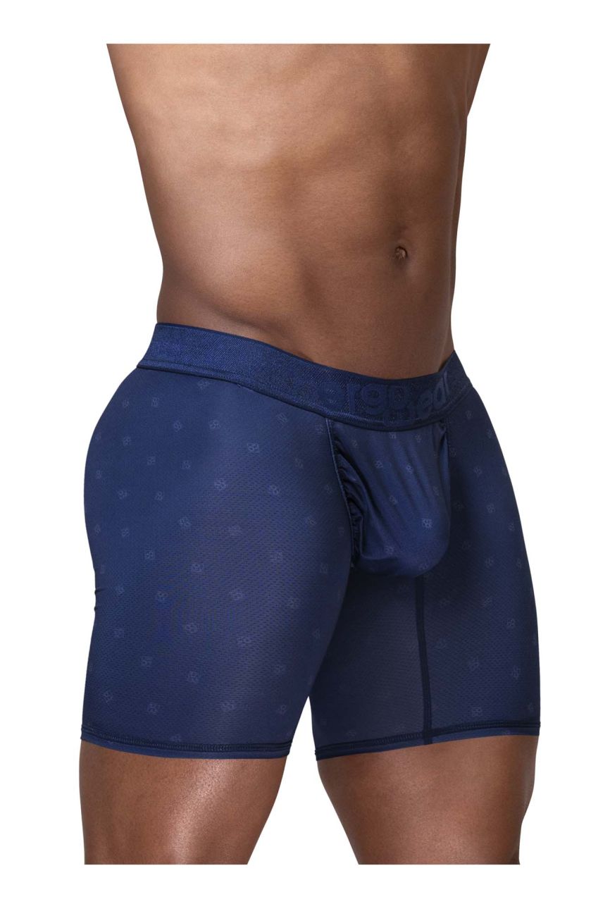 ErgoWear Men's Underwear EW1753 FEEL SE Boxer Briefs Color Navy Blue