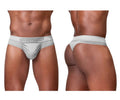 ErgoWear Men's Underwear EW1758 FEEL SE Thongs Color Silver