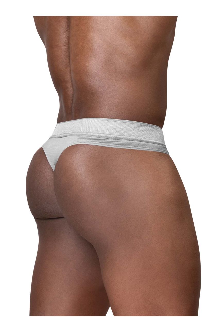 ErgoWear Men's Underwear EW1758 FEEL SE Thongs Color Silver