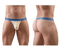 ErgoWear Men's Underwear EW1772 SLK SE G-String Color Peach-Birds