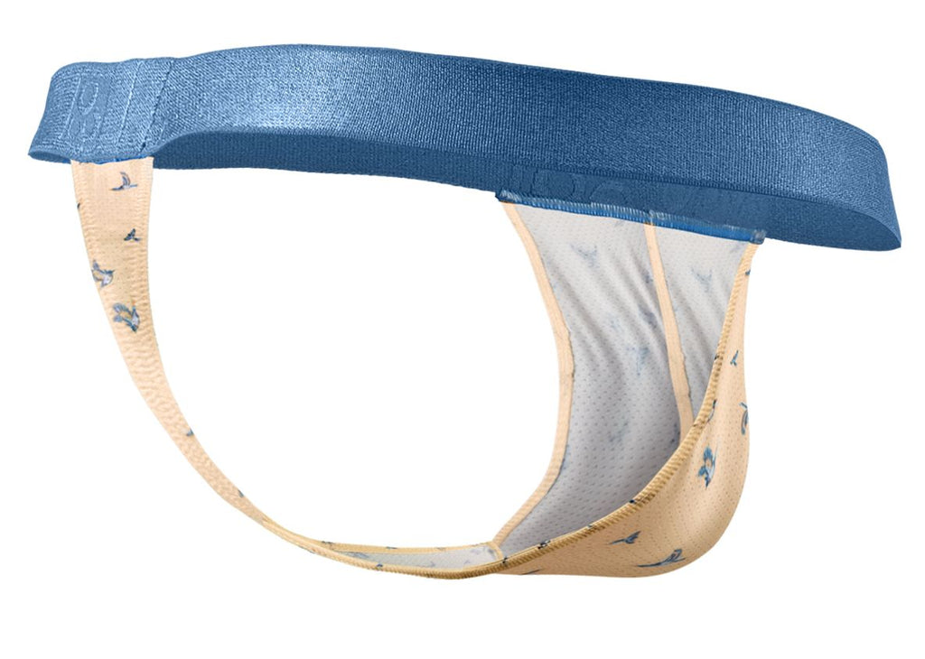 ErgoWear Men's Underwear EW1772 SLK SE G-String Color Peach-Birds