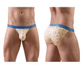 ErgoWear Men's Underwear EW1773 SLK SE Bikini Color Peach-Birds