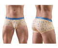 ErgoWear Men's Underwear EW1774 SLK SE Trunks Color Peach-Birds