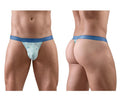ErgoWear Men's Underwear EW1776 SLK SE G-String Color Frost-Birds
