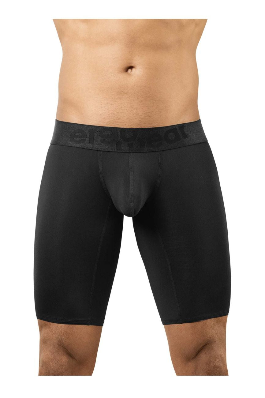 ErgoWear Men's active and swimwear EW1783 MAX BOLD Athletic Shorts Color Black