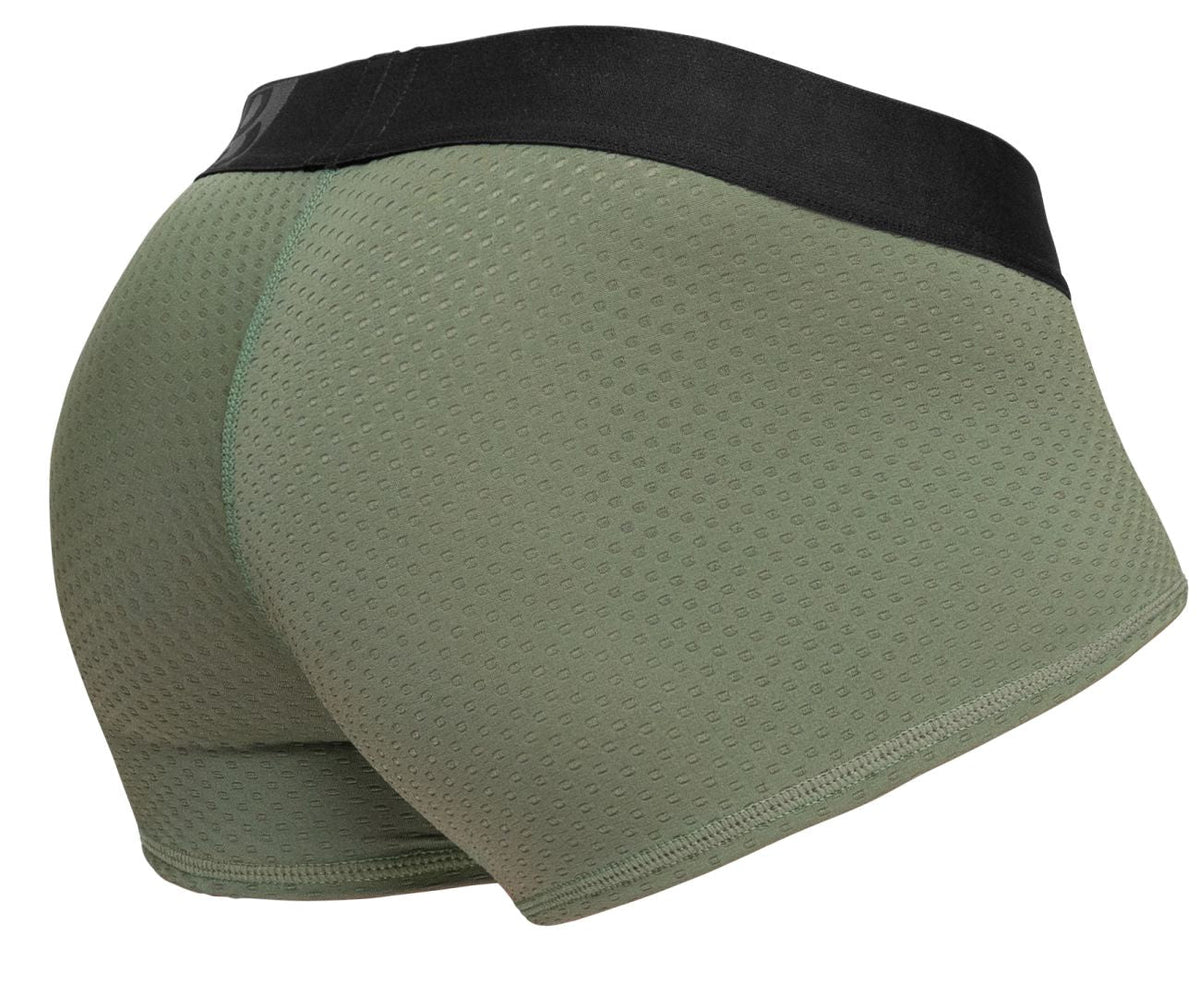 ErgoWear Men's Underwear EW1787 MAX FLOW Trunks Color Dark Green