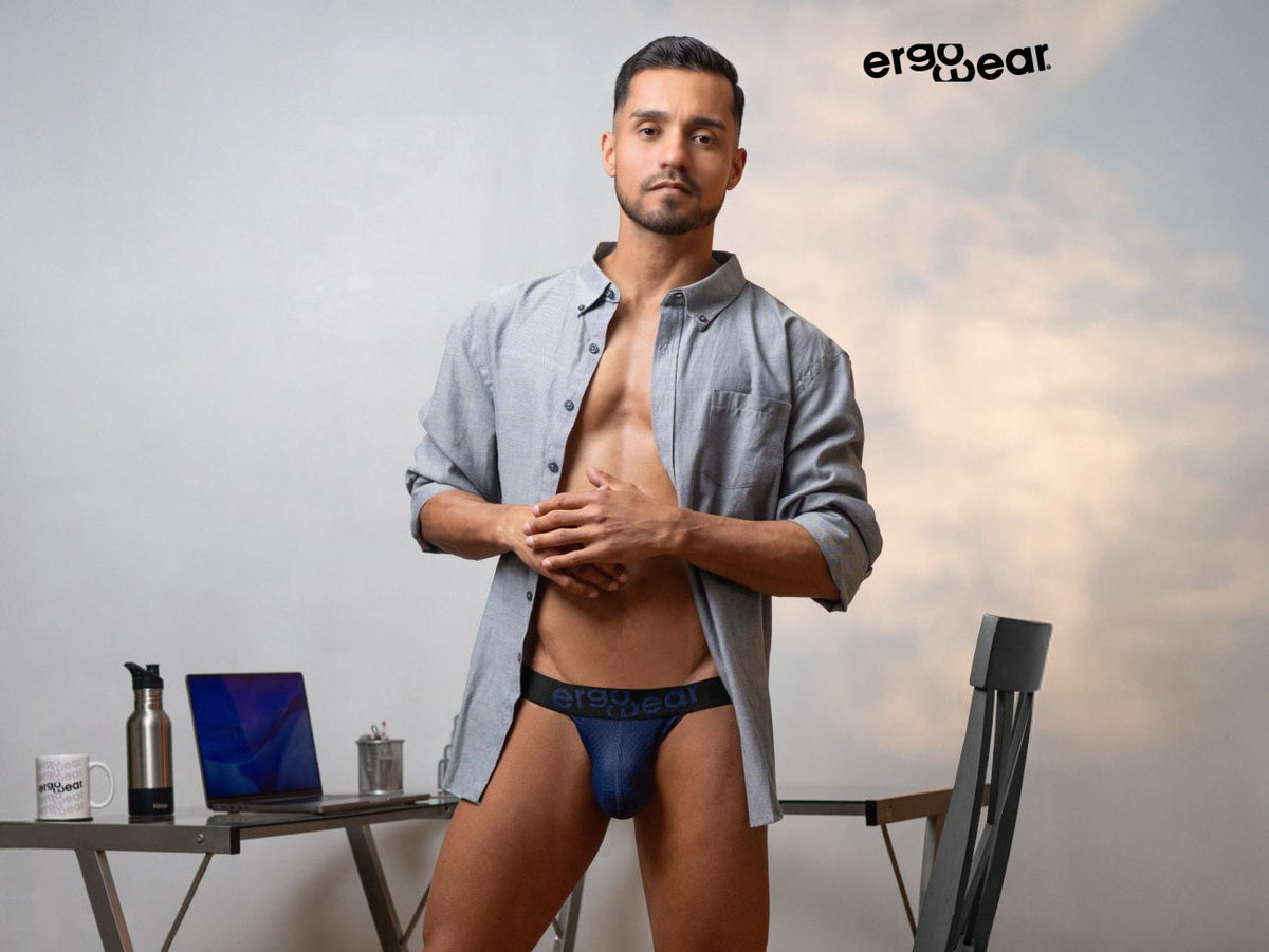 ErgoWear Men's Underwear EW1790 MAX FLOW Bikini Color Dark Blue