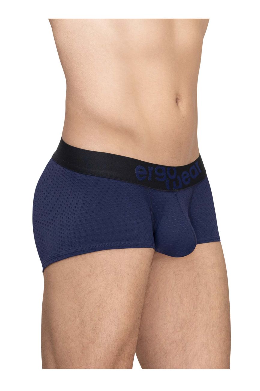 ErgoWear Men's Underwear EW1791 MAX FLOW Trunks Color Dark Blue