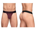 ErgoWear Men's Underwear EW1793 MAX FLOW G-String Color Burgundy