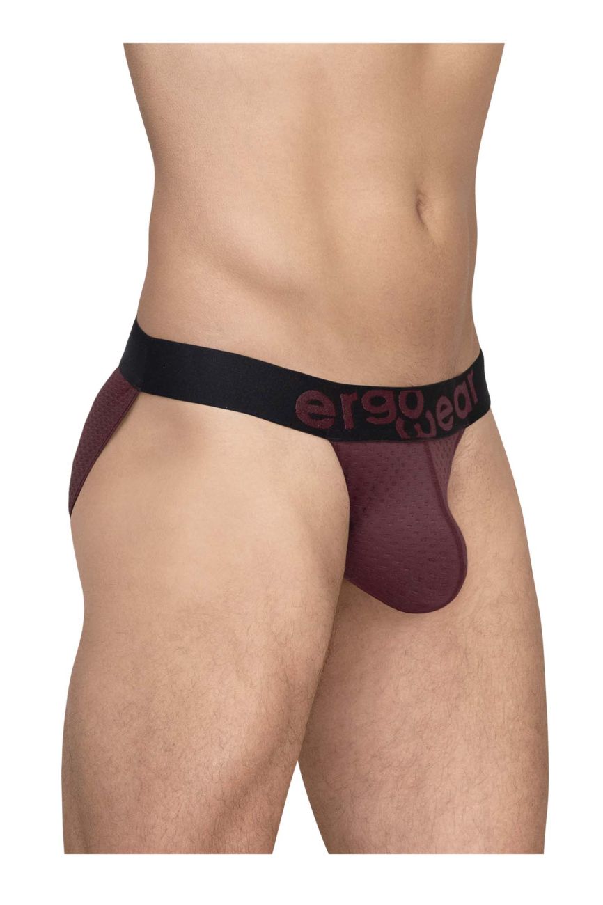 ErgoWear Men's Underwear EW1794 MAX FLOW Bikini Color Burgundy