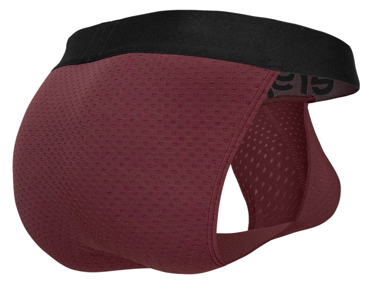 ErgoWear Men's Underwear EW1794 MAX FLOW Bikini Color Burgundy
