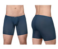 ErgoWear Men's Underwear EW1800 X4D SE Boxer Briefs Color Sea Blue