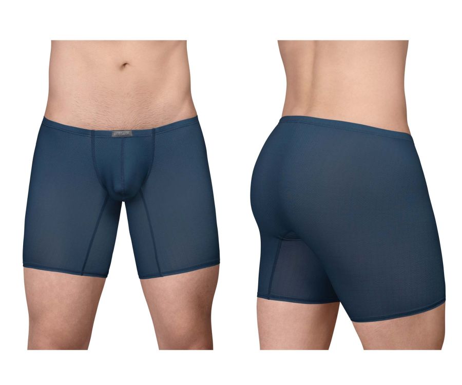 ErgoWear Men's Underwear EW1800 X4D SE Boxer Briefs Color Sea Blue