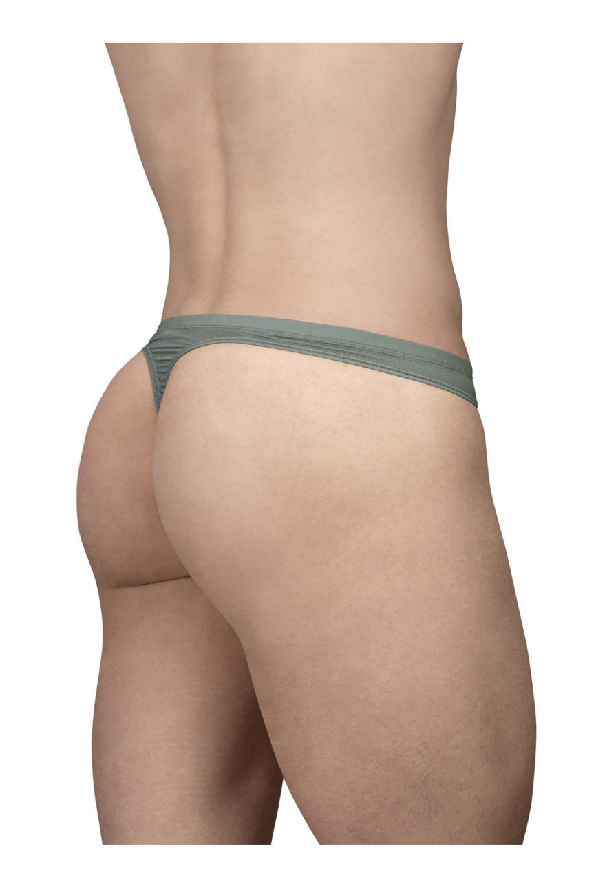 ErgoWear Men's Underwear EW1801 X4D SE Thongs Color Olive Green