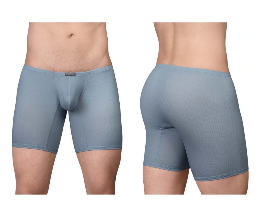 ErgoWear Men's Underwear EW1808 X4D SE Boxer Briefs Color Stone Blue