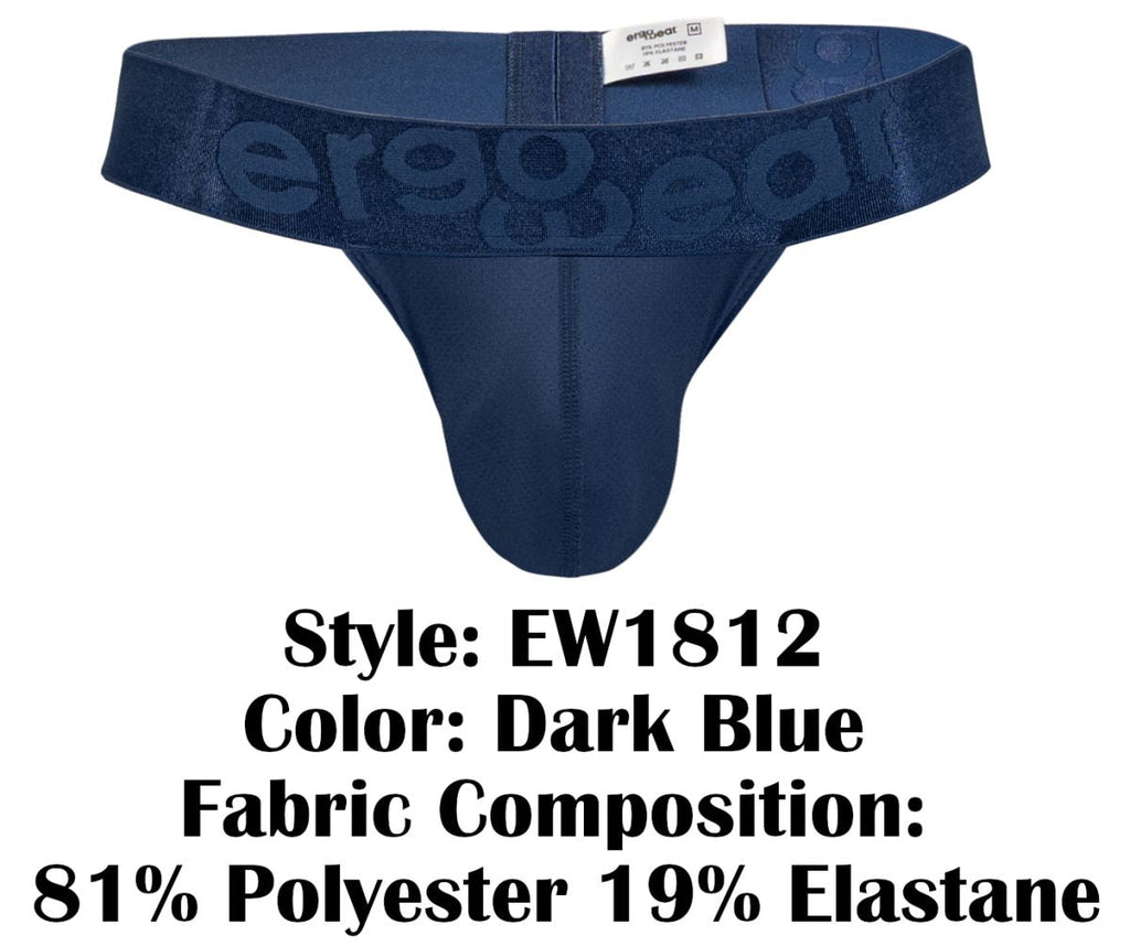 ErgoWear Men's Underwear EW1812 MAX BOLD SE G-String Color Dark Blue