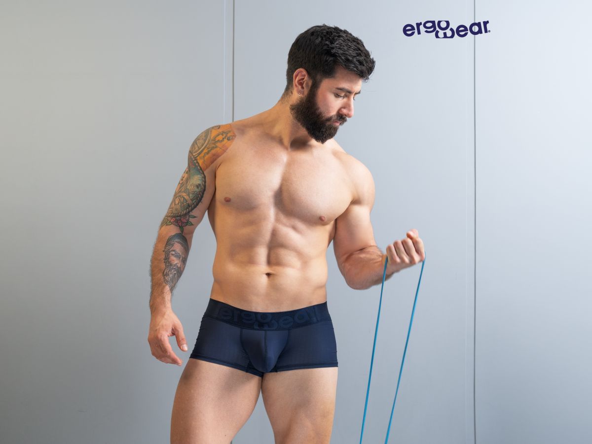 ErgoWear Men's Underwear EW1814 MAX BOLD SE Trunks Color Dark Blue