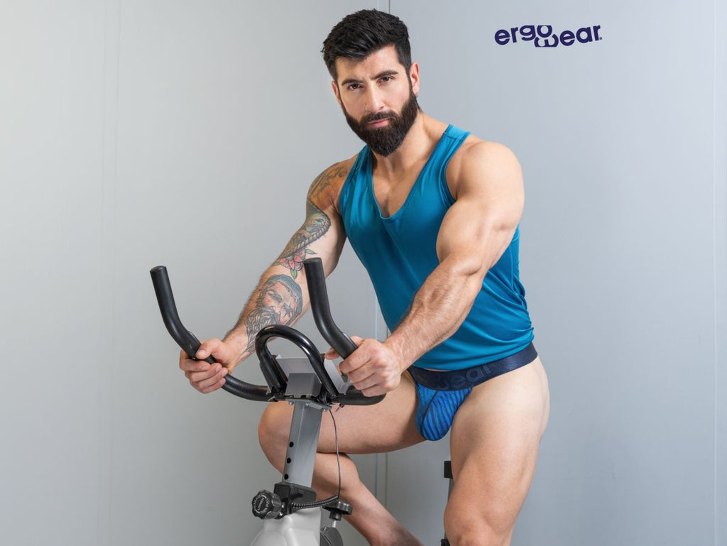 ErgoWear Men's Underwear EW1817 MAX BOLD SE Bikini Color Mid Blue