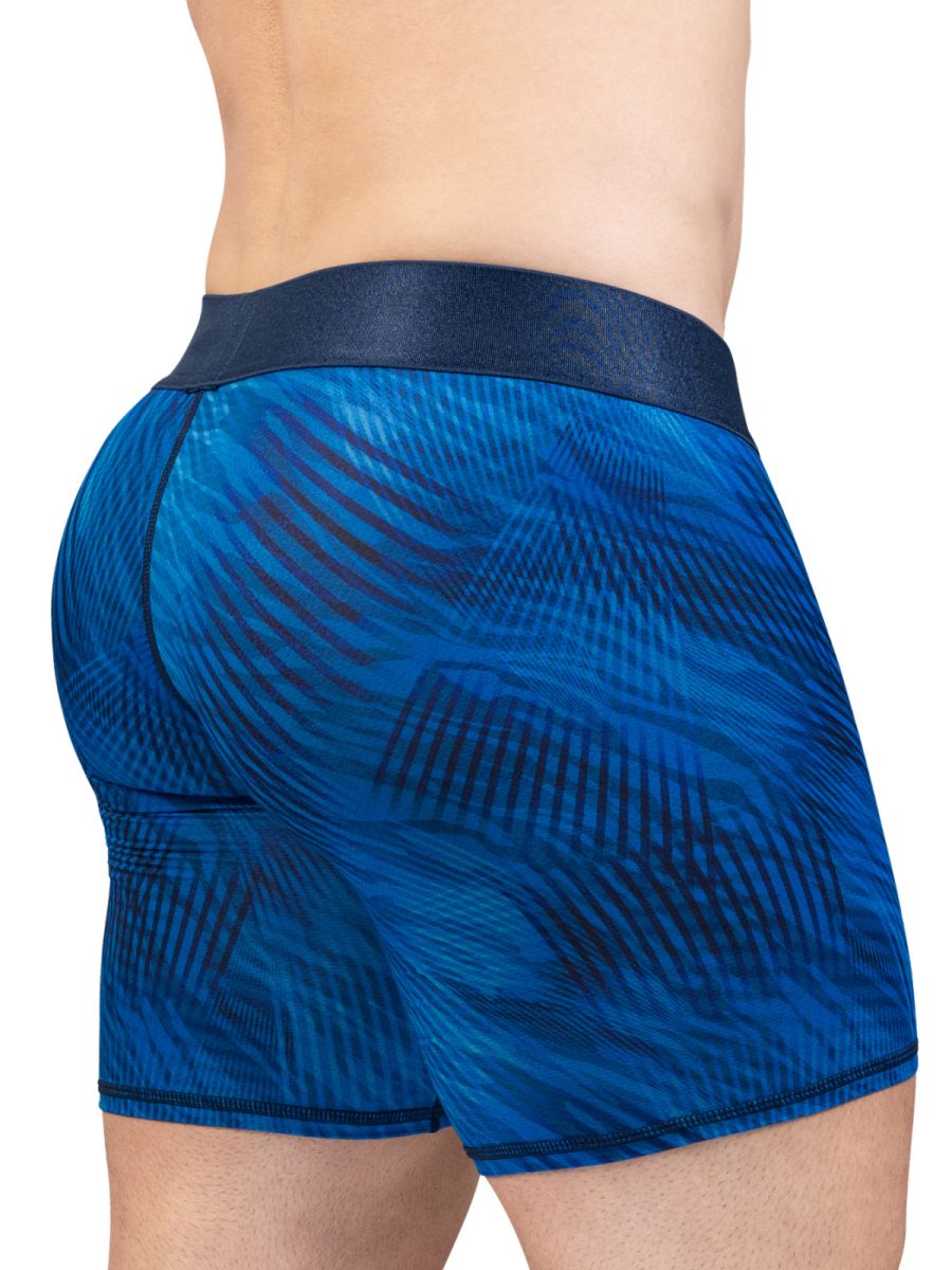 ErgoWear Men's Underwear EW1819 MAX BOLD SE Boxer Briefs Color Mid Blue