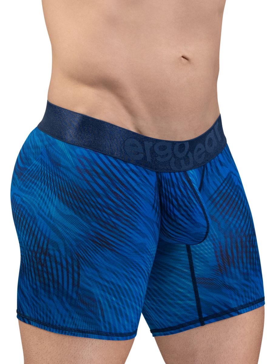 ErgoWear Men's Underwear EW1819 MAX BOLD SE Boxer Briefs Color Mid Blue