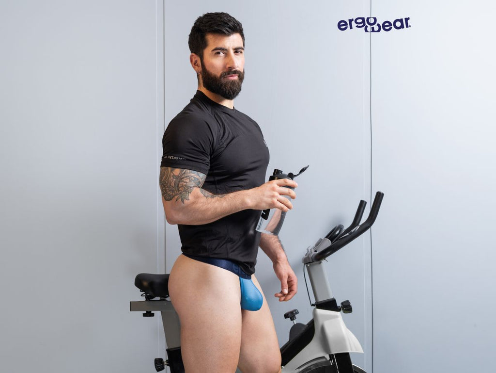 ErgoWear Men's Underwear EW1820 MAX BOLD SE G-String Color River Blue