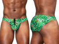 ErgoWear Men's active and swimwear EW1828 FEEL SW Swim Bikini Color Aqua-Leaves