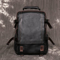 Full Grain Leather Backpack For Mens Leather Travel Backpack Casual Laptop Backpack LJ1034