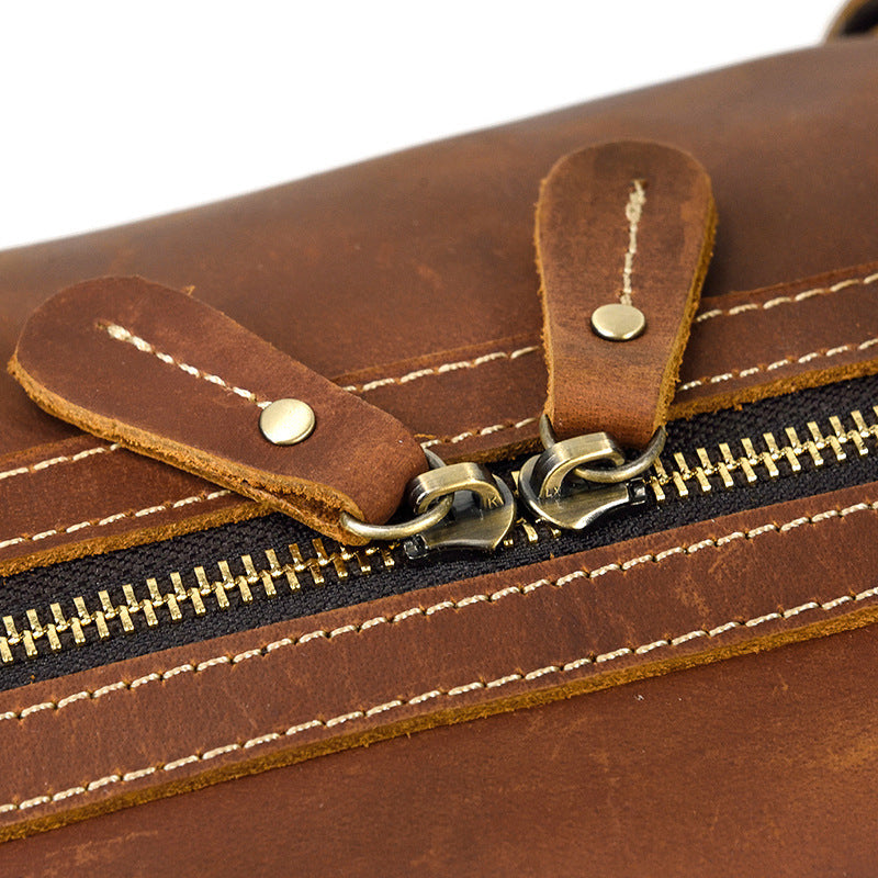 Full Grain Leather Duffle Bag Handmade Leather Weekender Bag Leather Holdall Overnight Bag For Men Gift For Him