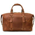 Full Grain Leather Duffle Bag Handmade Leather Weekender Bag Leather Holdall Overnight Bag For Men Gift For Him