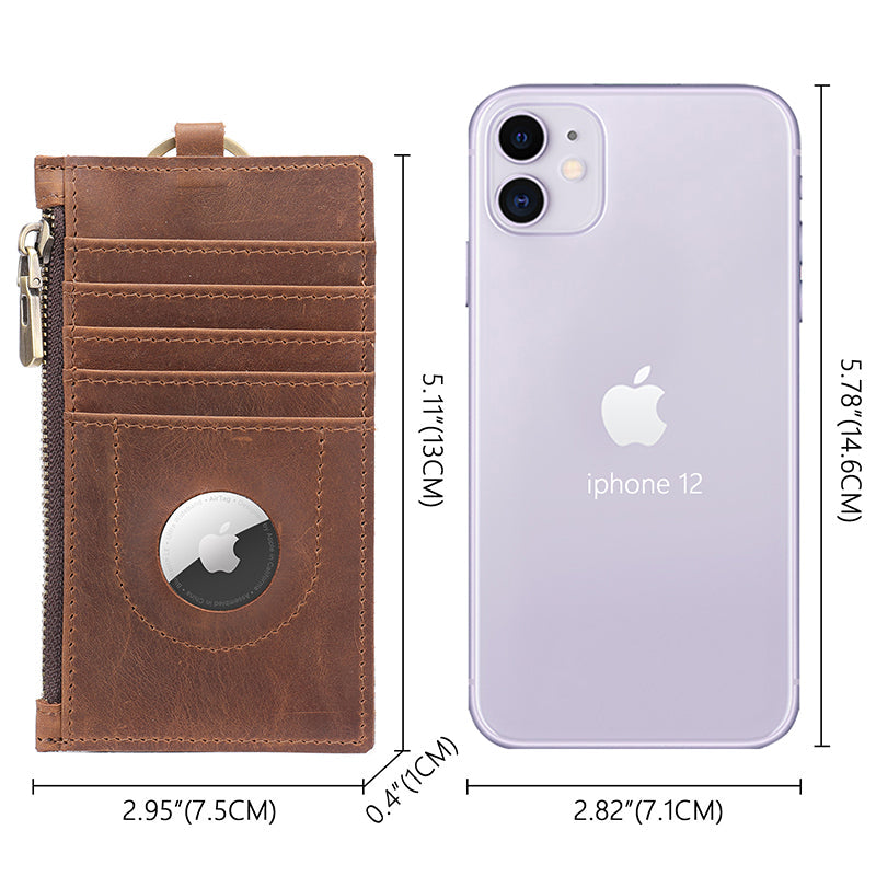 Full Grain Leather Long Wallet Leather Card Holder Wallet Vintage Leather Wallet For Mens