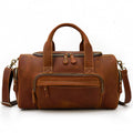 Full Grain Leather Travel Bag Handmade Leather Duffle Bag Mens Overnight Bag Weekender Bag