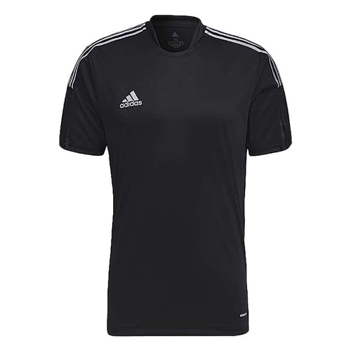 adidas Man's TIRO JSY Word R Tee - BLACK / WHITE