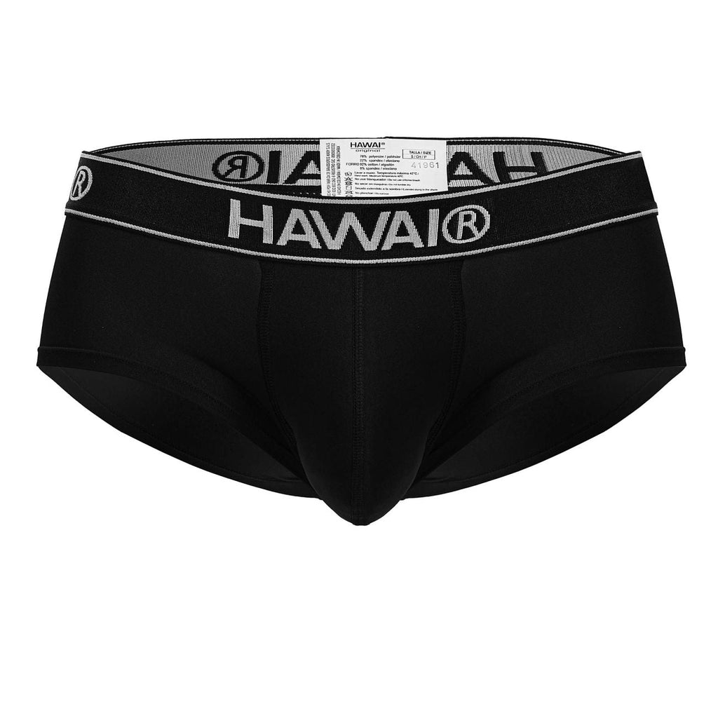 HAWAIR Men's Underwear 41961 Microfiber Briefs Color Black
