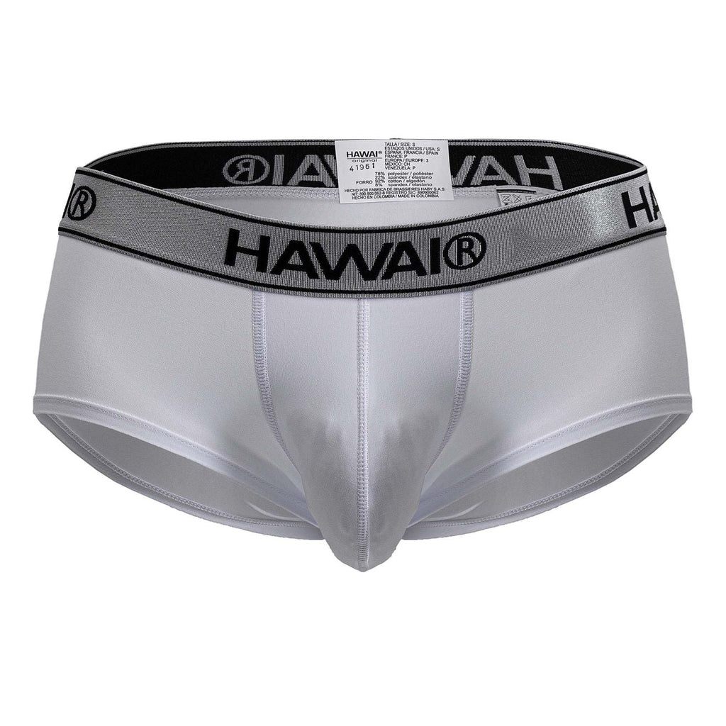 HAWAIR Men's Underwear 41961 Microfiber Briefs Color White